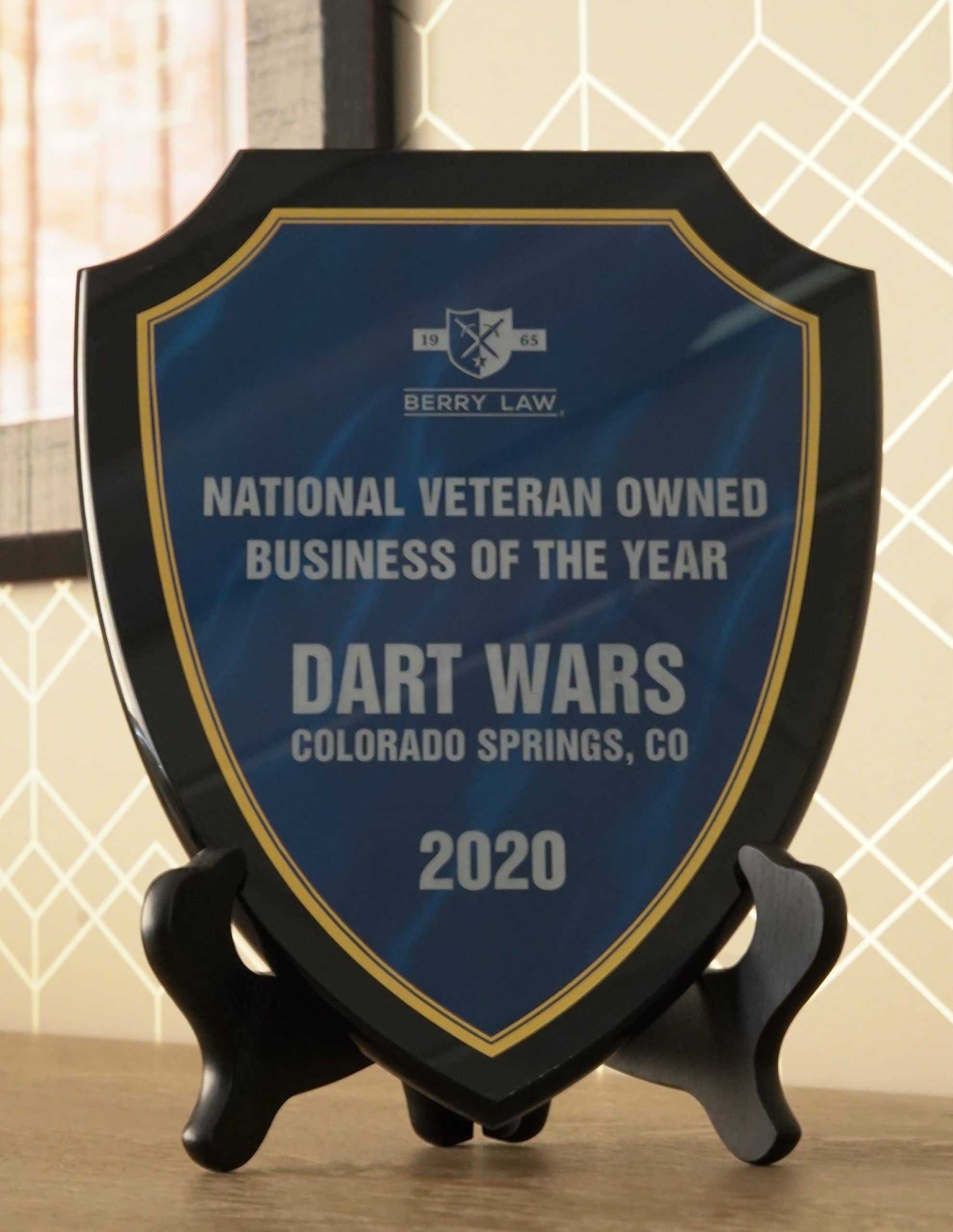 Berry Law Announces First Recipient of its National Veteran Owned Business of the Year Award