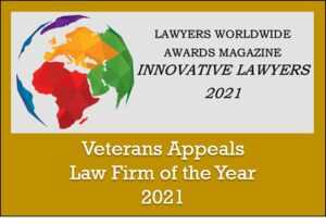 Veterans Appeals Law Firm of the Year Award