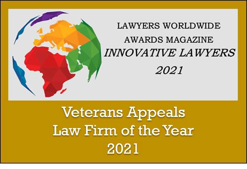 Veterans Appeals Law Firm of the Year 2021