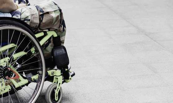 veteran in a wheelchair
