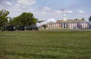 image of canons firing