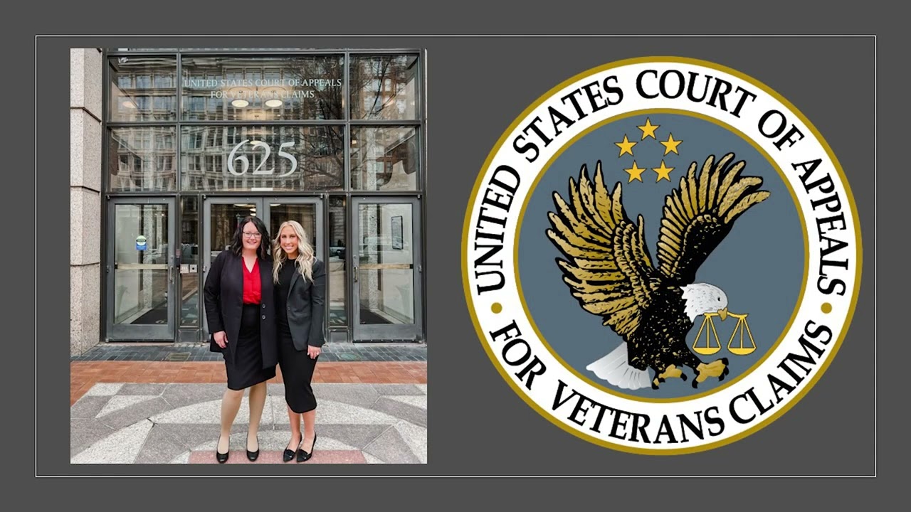 Berry Law Team led by Stephani Bennett and Montana Crow Present in front of a three-judge panel of the CAVC.