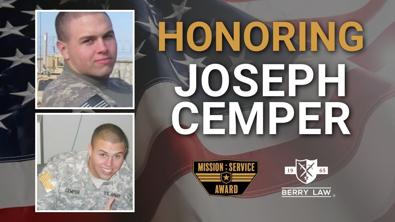 Honoring the Life and Legacy of Specialist Joseph Cemper