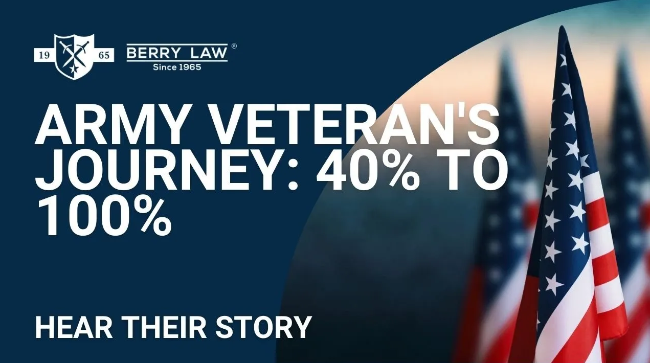 Airborne Trooper Went From 40% to 100% VA Disability Rating | Berry Law